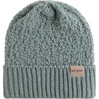 Knit Factory Haze Gebreide Muts Heren & Dames - Beanie hat - Stone Green - Warme grijsgroene wintermuts - Unisex - One Size
