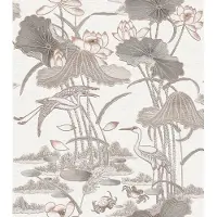 Dutch Wallcoverings - Tapestry Lotus Pond Grey - TP422701