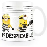 Minions Kop - Despicable Me 3 - voor Geen - wit-geel-zwart | Maat Standard
