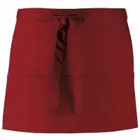 Premier Dames/Dames Kleuren 3 Zakschort / Werkkleding (Pakket van 2) (Bourgondië)