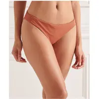 Superdry Klassiek Bikinibroekje Oranje Grootte: 40