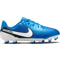 Nike Tiempo Legend 10 Academy Gras / Kunstgras Voetbalschoenen (MG) Kids Blauw Wit Zwart