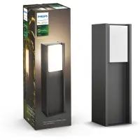 Philips Turaco sokkellamp White zwart laag