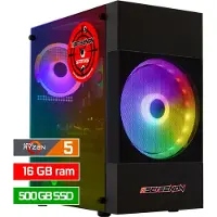 Screenon - Game Computer / Gaming PC - Ryzen 5 8500G - 500 M.2 SSD - 16GB RAM - AMD Radeon 740M - Windows 11