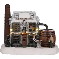 Luville Wine factory battery operated l30xw18xh24,5cm Kerst
