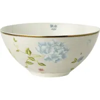 Laura Ashley Schaal Cobblestone Pinstripe Beige D 16,4 H 7,5 Cm
