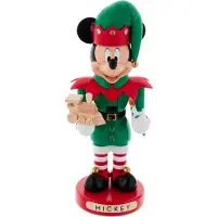 Disney Notenkraker Mickey Elf Met Trein 15 X 15 X 24,4 Cm