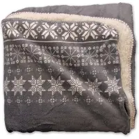 Unique living | snowflake plaid 130x160cm