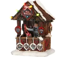 Luville Kerstfiguur kesrtmarkt LED