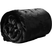 Unique living enzo plaid 130x180cm black