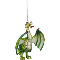 Luville Efteling Orn draak l10.5b5.5h11.5cm grn