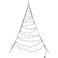 Fairybell kerstverlichting voor ramen | 125 cm | 60 LED's | Warm wit licht