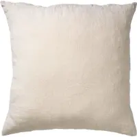 Dutch decor - LINN - Sierkussen 45x45 cm - 100% linnen - effen kleur - Pumice Stone - beige