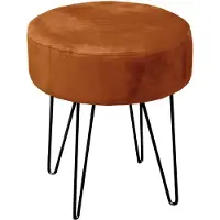 Unique living | kruk davy d35x40cm leather brown