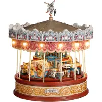 Luville Anton Pieck carrousel werkt op batterijen