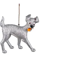 Disney Kerst Ornament Lady En De Vagebond Zilver 9 X 4 X 6 Cm