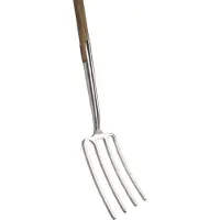 Talentools Dutch Garden Spitvork Naturel / Zilver 12,5 X 19 X 119,5 Cm
