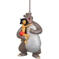 Disney Kerst Ornament Jungle Book Mowgli Grijs 7,5 X 5,5 X 11,5 Cm