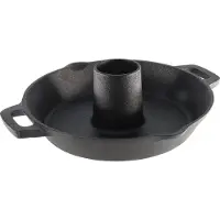 Cast iron Pan Gietijzer Met Kiphouder Zwart D 30 H 11,5 Cm