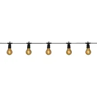 Anna's Collection Solar lichtsnoer 10 meter | 10 lampjes | Peer | Warm Wit | IP44