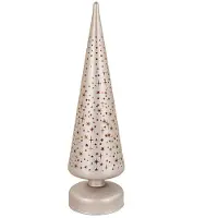 Coen Bakker B.O.T. Tree Glass Matt Champagne With Stars 9X30 cm kerstverlichting Anna's Collection