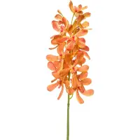 Emerald Vanda spray rt orange 80 cm kunstbloem zijde nepbloem