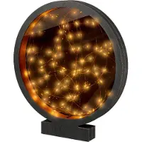 Lumineo Tafeldecoratie circkel op batterijen | 35 x 38.5 cm | 80 lampjes |
