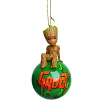 Disney Kerst Ornament Guardians Of The Galaxy Groot Groen D 5 H 8 Cm