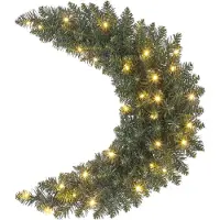 Black Box Kerstkrans Odin Met 30 Lampjes Warm Wit D 50 H 10 Cm