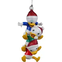 KurtAdler Kerstbal Kwik Kwek Kwak Huey Dewey Louie Disney Ornament Kurt S. Adler