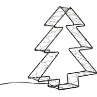 Anna's Collection Kerstboom 3D op batterijen | 26 cm | 200 leds | Warm wit