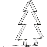 Anna's Collection Kerstboom 3D | 56 cm | 540 leds | Warm wit