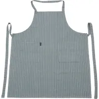 Linen&More Schort Pinstripe Grijs 75 X 90 Cm