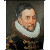 HD Collection Wanddoek Portret Bruin 140x3x170cm