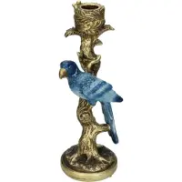HD Collection Kandelaar Vogel Polyresin 11x9x26cm