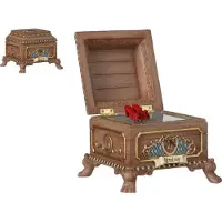 Luville Efteling Kerstdorpminiatuur Muziekdoos Rode Schoentjes 13 X 13 X 10,5 Cm