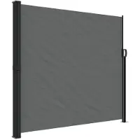 vidaXL Uitschuifbaar zijluifel antraciet 180x300 cm