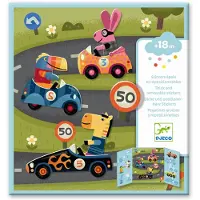 Djeco Stickerbilder Auto