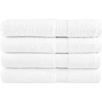 vidaXL Handdoeken SOLUND 4 st 600 g/m² 100x200 cm wit