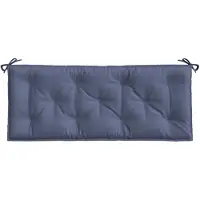 vidaXL Tuinbankkussen 120x50x7 cm oxford stof marineblauw