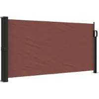 vidaXL Windscherm uittrekbaar 100x500 cm bruin