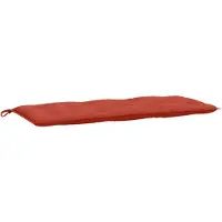 vidaXL Tuinbankkussen 120x50x7 cm stof gemêleerd rood