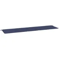 vidaXL Tuinbankkussen 200x50x3 cm oxford stof marineblauw