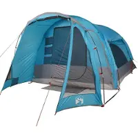 vidaXL Kampeertent 6-persoons waterdicht blauw