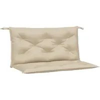 vidaXL Tuinbankkussens 2 st 100x50x7 cm oxford stof beige