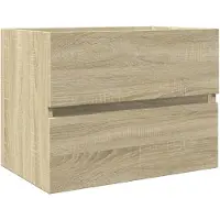 vidaXL Wastafelkast 60x38,5x45 cm spaanplaat sonoma eikenkleurig