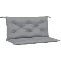 vidaXL Tuinbankkussens 2 st 100x50x7 cm oxford stof grijs