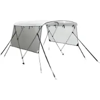 vidaXL Biminitop 3 bogen met mesh zijwanden183x(154-167)x137 cm