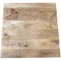 MD Interior Cayono vierkant tafelblad van mangohout 70x70cm