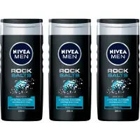 Nivea 3x Men Rock Salts Douchegel 250 ml